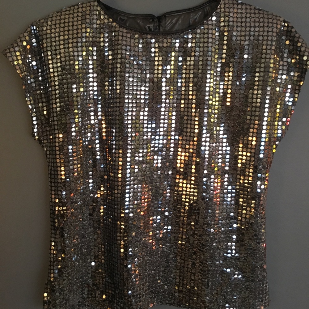 Three Flaggs California sequined top